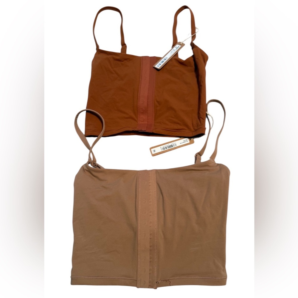 NWT SKIMS 3 Adaptive Fits Everybody Cami Corset Sienna & Bronze